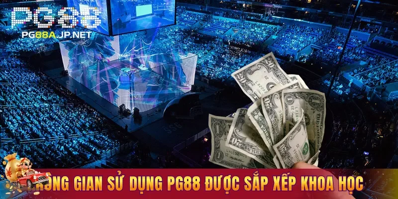 Không gian sử dụng PG88 được sắp xếp khoa học